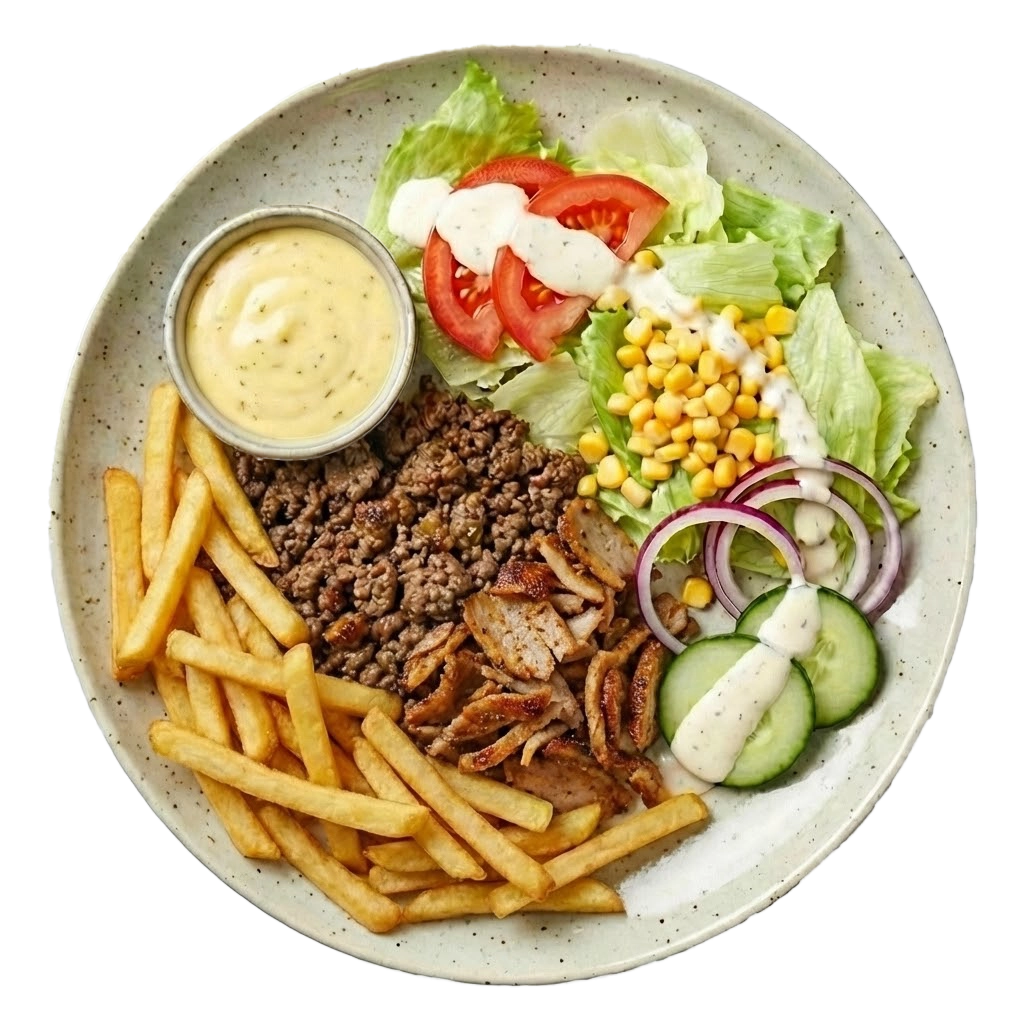 MIX KEBAB AV GYROS OG BIFF